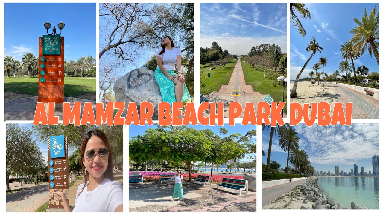 AL MAMZAR BEACH PARK DUBAI | Full Tour, Travel guide & Park Info! MAE LG